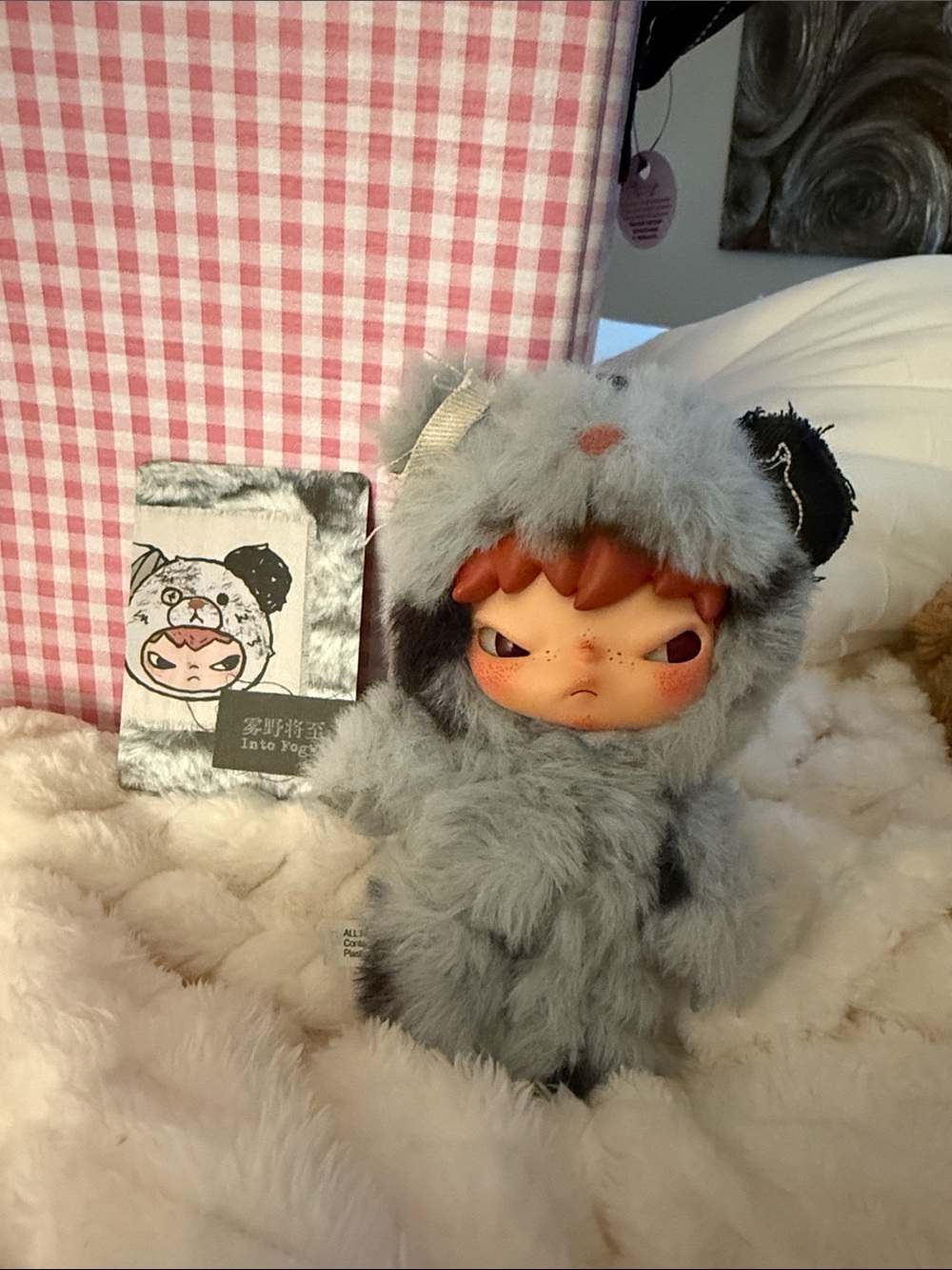 PopMart Hirono Road Journal Series-Plush Doll Pendant (Into Fogwild)